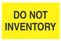 3 x 5" Do Not Inventory Label, 500/Roll