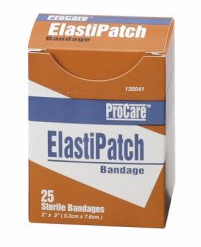 Bandage, Elastipatch, 2"x3" 25/bx.