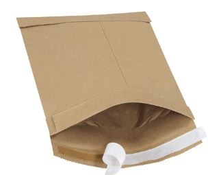 Mailer, Self-Seal, Padded,  6 x 10" Kraft , 25 Pack, #0 