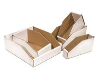 6 x 24 x 4 1/2" Open Top Bin Box, 50/bndl, 600/bale