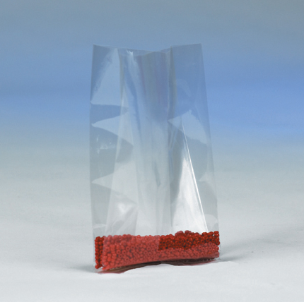 Poly Bag, Gusseted, 12"x12"x24, 3 mil, Clear,