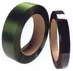 POLYESTER STRAPPING GREEN AAR,  SMOOTH, 5/8"X4000'X.035 1400BS 