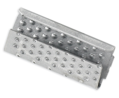 5/8" Serrated open/snap on polyester strapping seals,