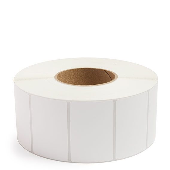 3x2 Thermal Transfer Labels Perfed 3" core x 8"OD 