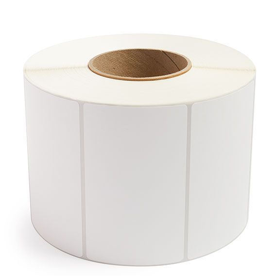 Label, 3"x5" Thermal Transfer  white, 1200/roll, 8 rls/cs,