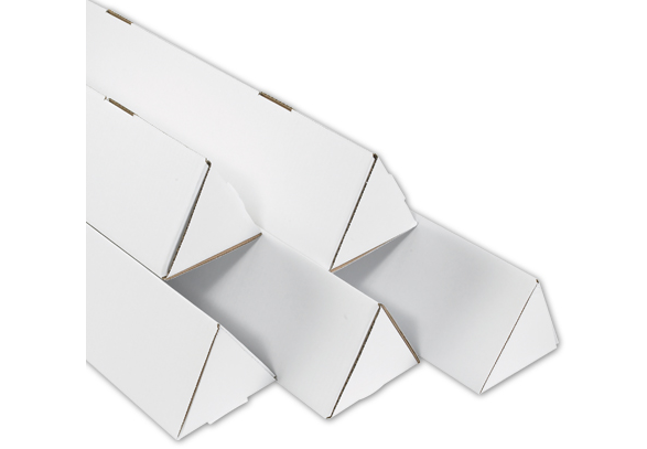 Triangle mailing tubes, 3"x36-1/4