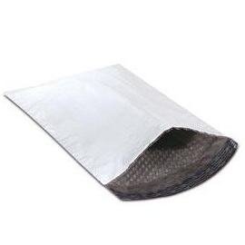 Mailer, 8-1/2x14-1/2, size 3, white poly bubble, 100/case,