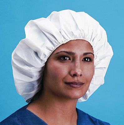 Bouffant Cap, 21" Blue, 100/bag, 10/cs